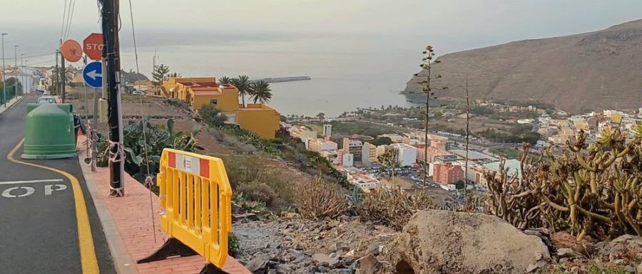 San Sebastián de La Gomera instala nuevas barandillas en algunas zonas peatonales del municipio