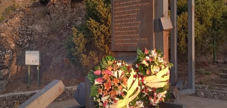 El Cabildo recuerda a las víctimas del incendio que afectó a la isla de La Gomera en 1984