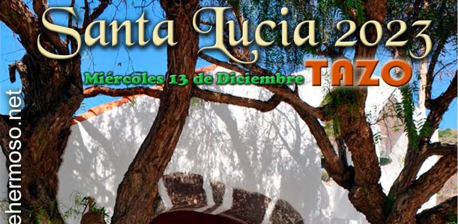 Tazo celebra sus fiestas en honor a Santa Lucía