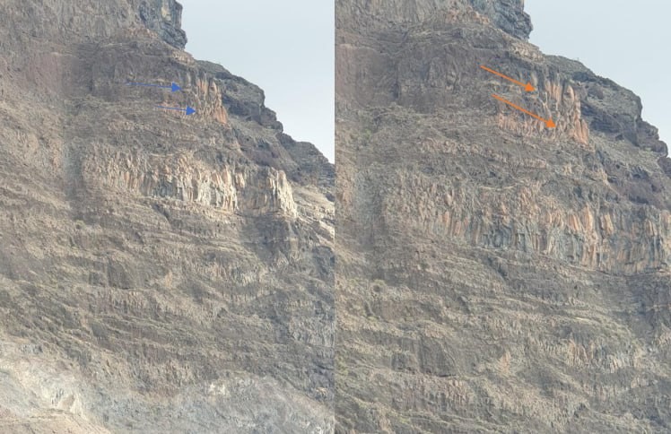 Iniciativa por La Gomera (IxLG) advierte del peligro de derrumbes de piedras en barrios de Valle Gran Rey
