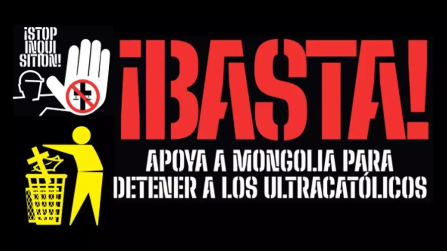 La revista ‘Mongolia’ lanza una campaña para querellarse por acoso contra grupos ultracatólicos