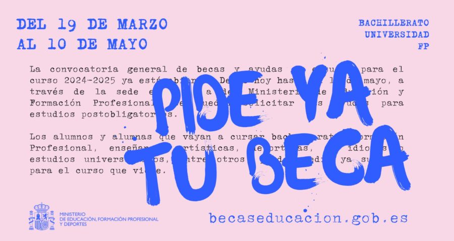 La convocatoria de becas del Estado para el curso 2024-2025 ya tiene fechas, se pueden solicitar desde el día 19 de marzo