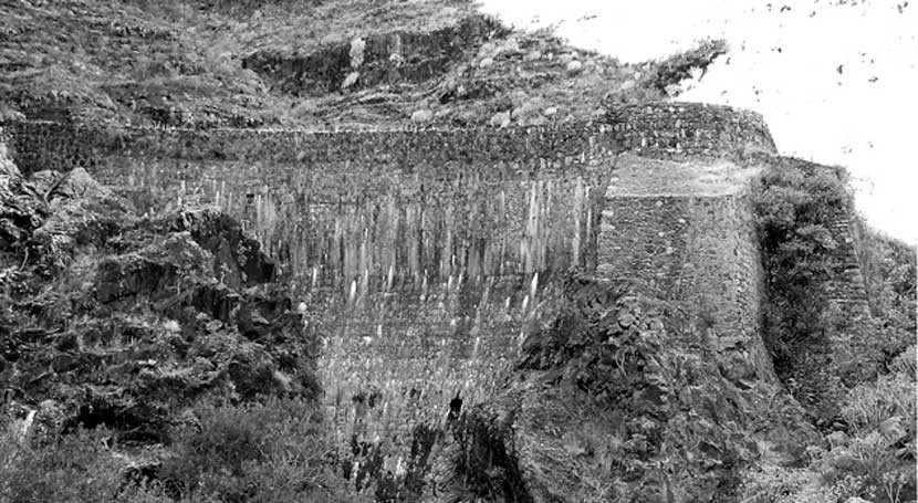 Piden ante el Cabildo de La Gomera la declaración de BIC de «La Vieja» presa de Los Cocos, una de las más antiguas de España