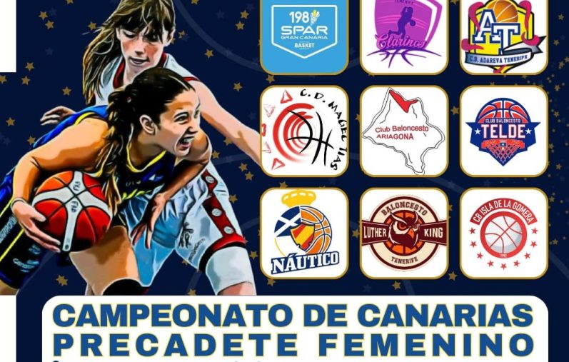 San Sebastián de La Gomera acoge por primera vez el Campeonato de Canarias de Baloncesto Precadete Femenino