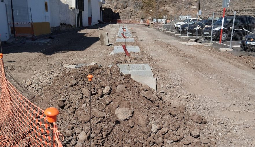 Amigos de los árboles de La Gomera, se felicitan por la construcción de alcorques en el peatonal de Playa de Santiago