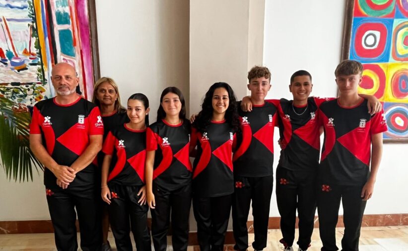 La selección gomera de vóley playa participa en el Campeonato de Canarias