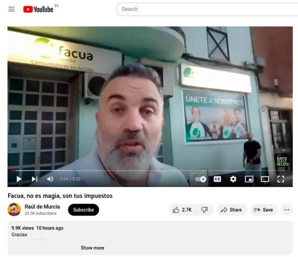 Un ultraderechista, condenado a indemnizar con 30.000 euros al secretario general de FACUA por inventar que es cocainómano