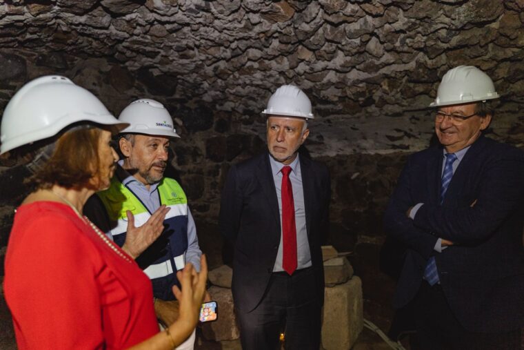 Ángel Víctor Torres visita el Templo Masónico de Santa Cruz de Tenerife, cuya restauración financia el Gobierno de España con tres millones de euros