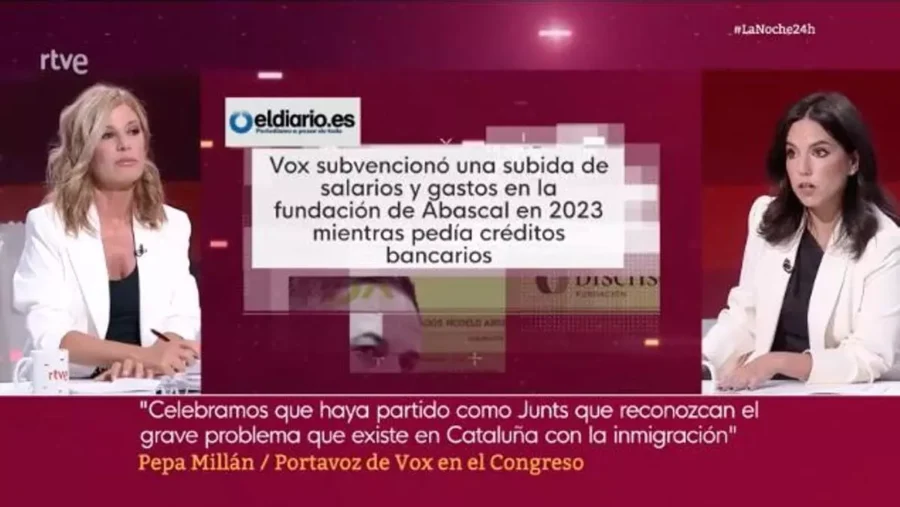 Así se desmonta un bulo de Vox en directo