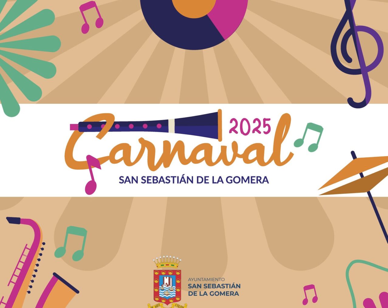 El Ayuntamiento de San Sebastián de La Gomera presenta el programa del Carnaval 2025