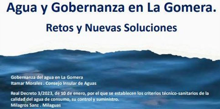 La Gomera conmemora el Día del Agua con una jornada dedicada a analizar los retos y soluciones para su gestión
