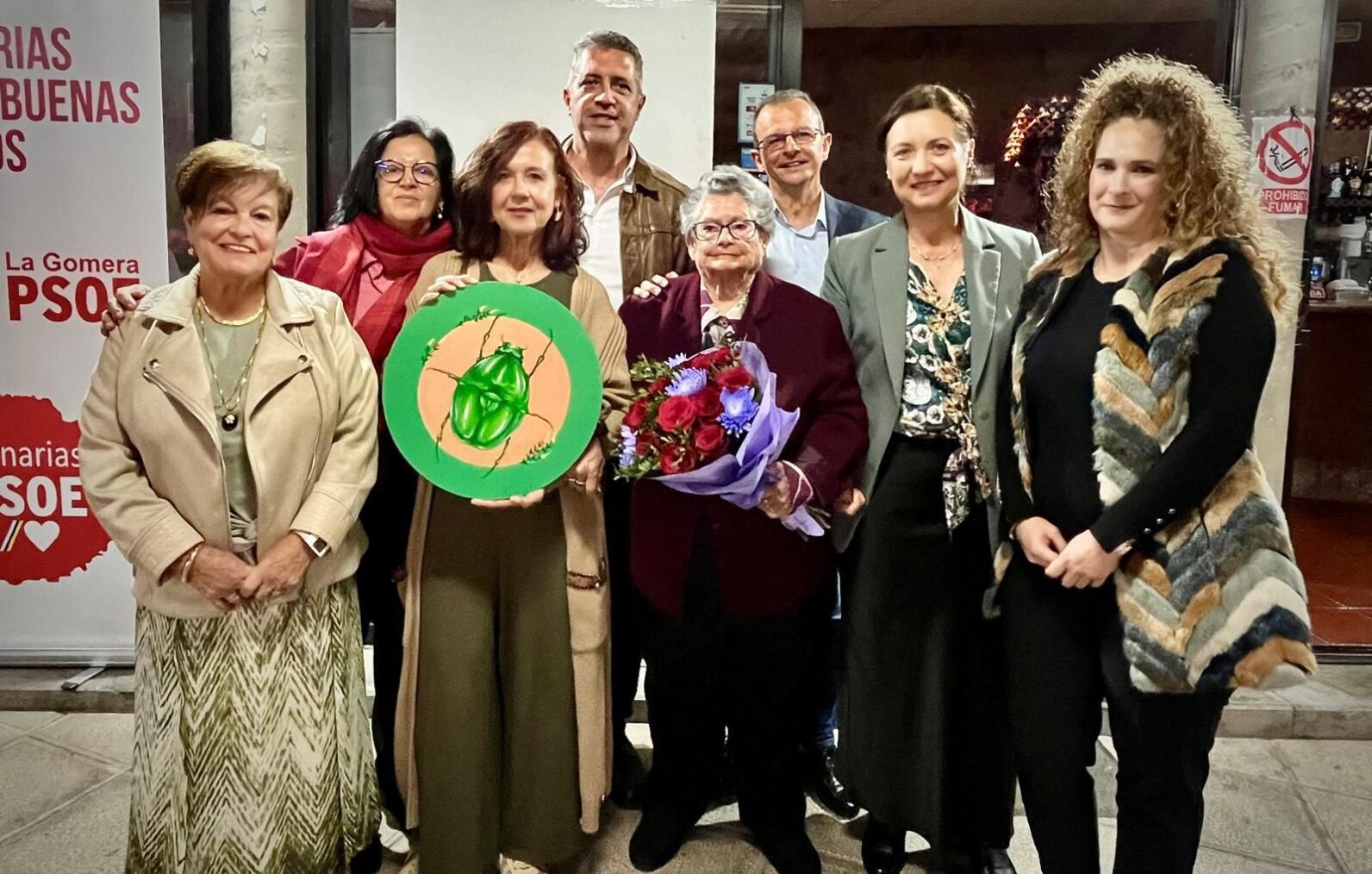 Lola Herrera, mujer valiente y excepcional, recibe el Premio Igualdad San Sebastián de La Gomera 2025