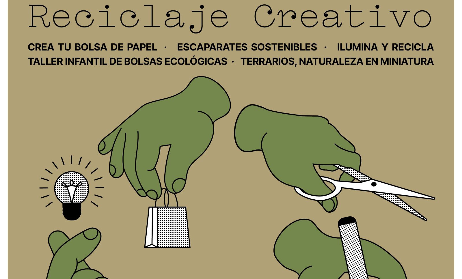 La Gomera desarrolla talleres de reciclaje creativo para fomentar la conciencia ecológica