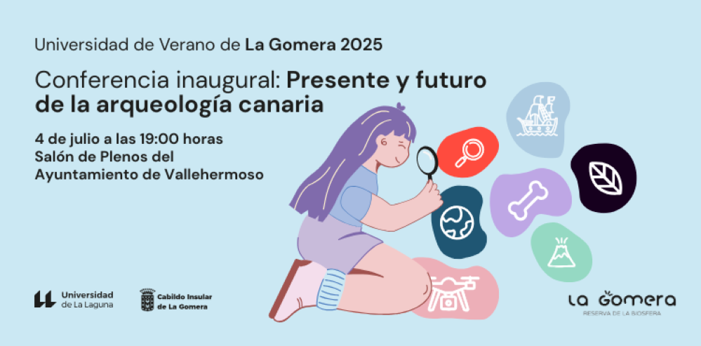 La Universidad de Verano de La Gomera arranca con una conferencia sobre el presente y futuro de la arqueología canaria