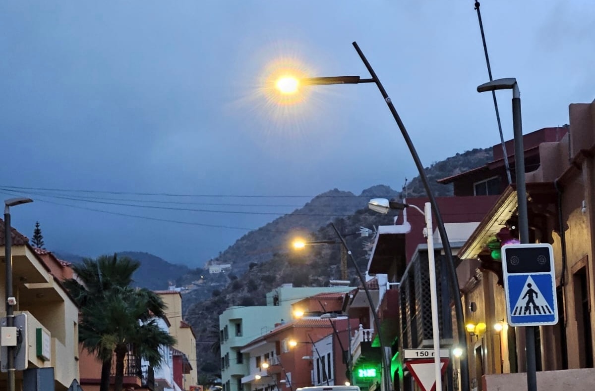 Vallehermoso apuesta por la sostenibilidad con nuevas actuaciones de alumbrado eficiente