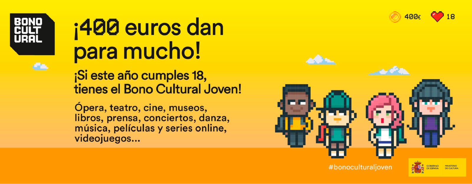 Más de 24.100 jóvenes de Canarias nacidos en 2007 pueden solicitar el Bono Cultural Joven 2025 a partir hoy