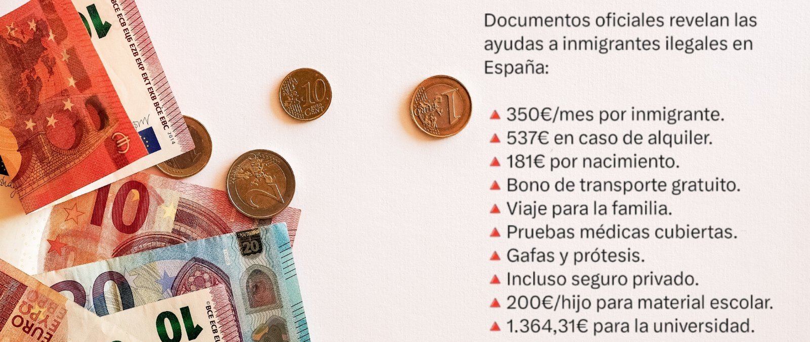 Las ayudas “oficiales” que supuestamente se dan a “cada inmigrante ilegal” que llega a España son de 2013 y estaban destinadas a personas específicas