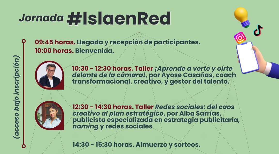 Joven Tagoror organiza ‘Isla en Red’, una jornada formativa que conecta redes sociales, en el Centro de Visitantes de San Sebastián