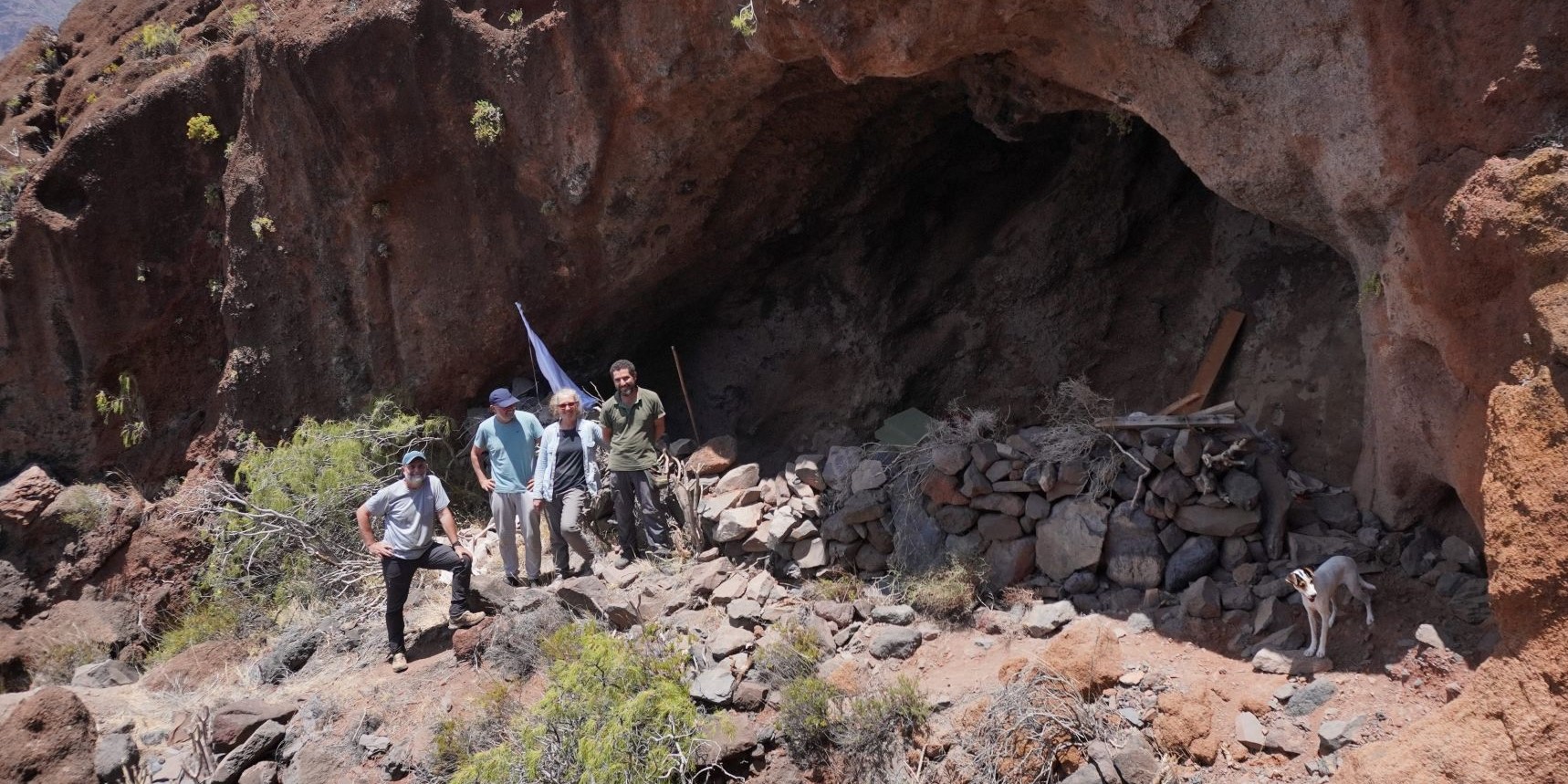 Algunos de los primeros habitantes de La Gomera convivían con su ganado en cuevas