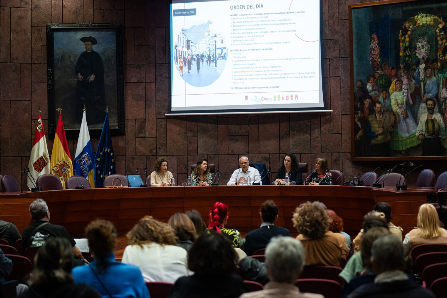 El Cabildo de La Gomera comienza una ronda de reuniones con el sector empresarial para abordar la nueva edición del Bono Consumo