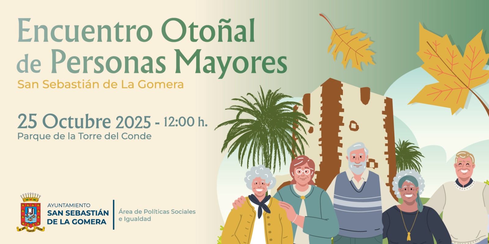 San Sebastián de La Gomera prepara la celebración del segundo Encuentro Otoñal de Personas Mayores el 25 de octubre