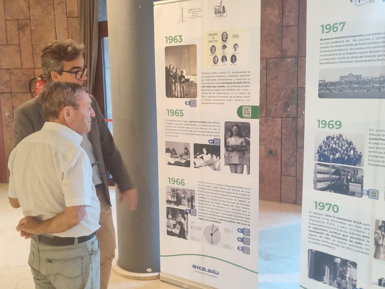 La Gomera se suma al aniversario de ecca.edu con su exposición ’60 años transformando vidas a través de la educación’