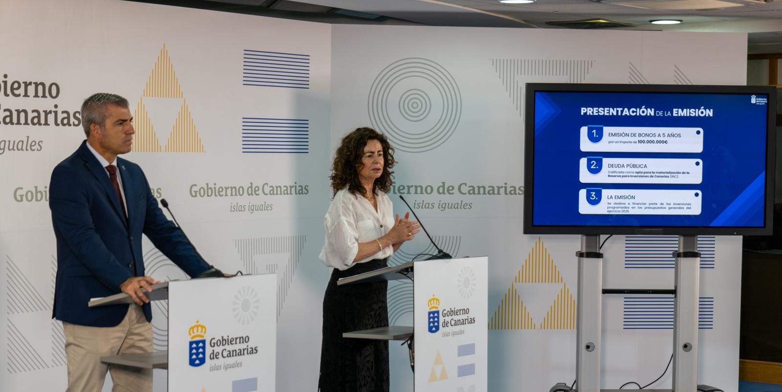 Canarias emite deuda pública apta para materializar dotaciones de RIC por valor de 100 millones de euros