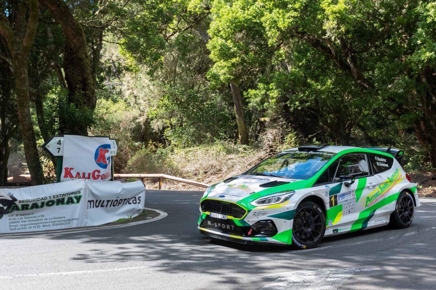 Víctor Delgado y Jacob Páez dominan el Rallysprint La Gomera – Copa Multiópticas