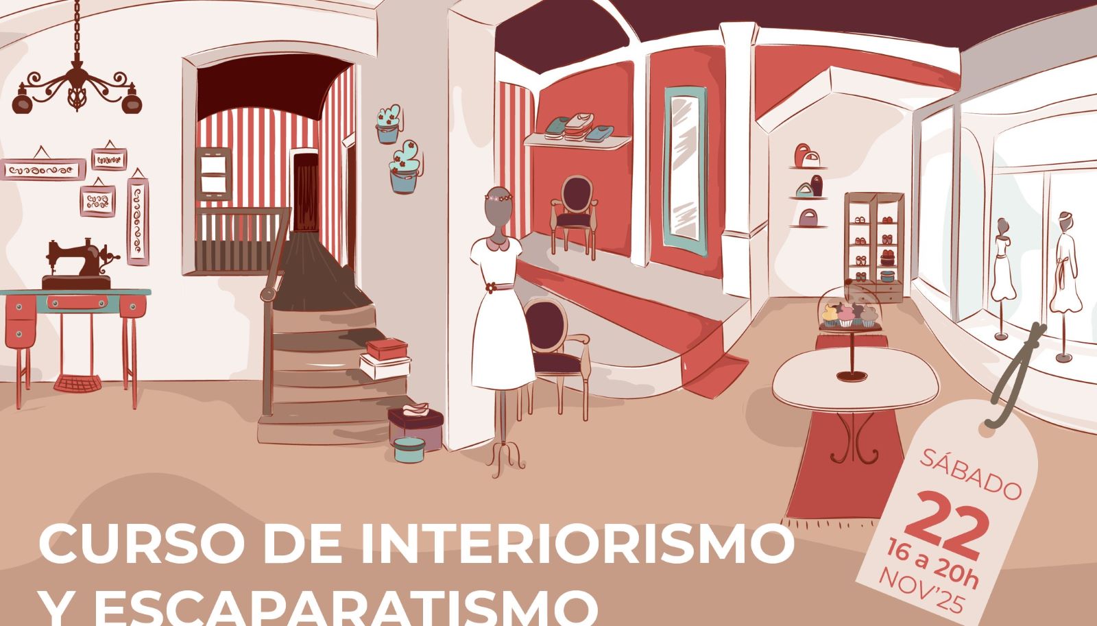 Vallehermoso impulsa un curso práctico de interiorismo y escaparatismo