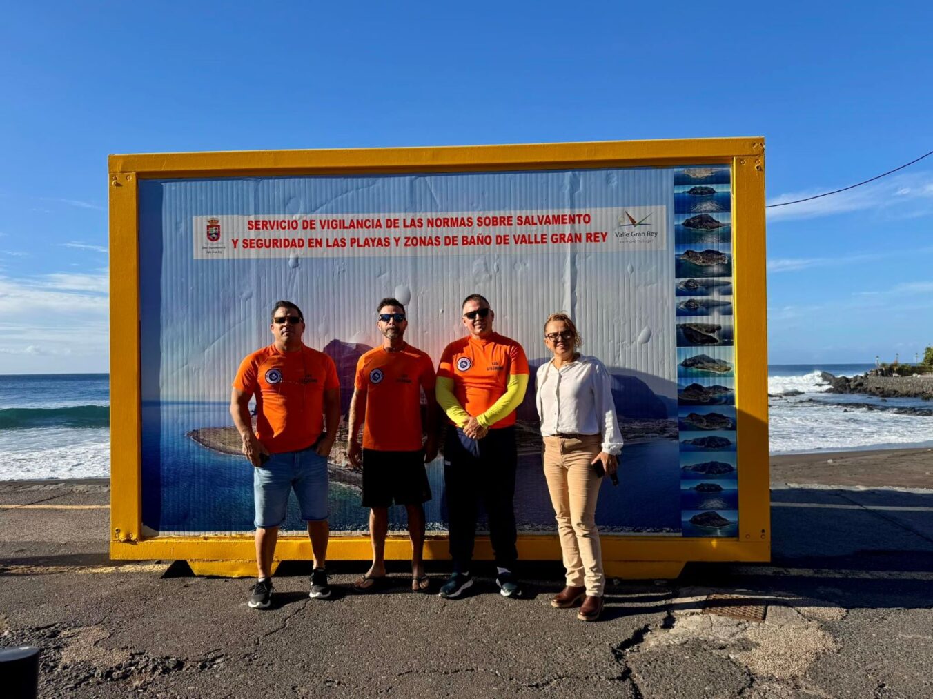 Valle Gran Rey inicia el servicio de vigilancia y salvamento en playas para la temporada de invierno