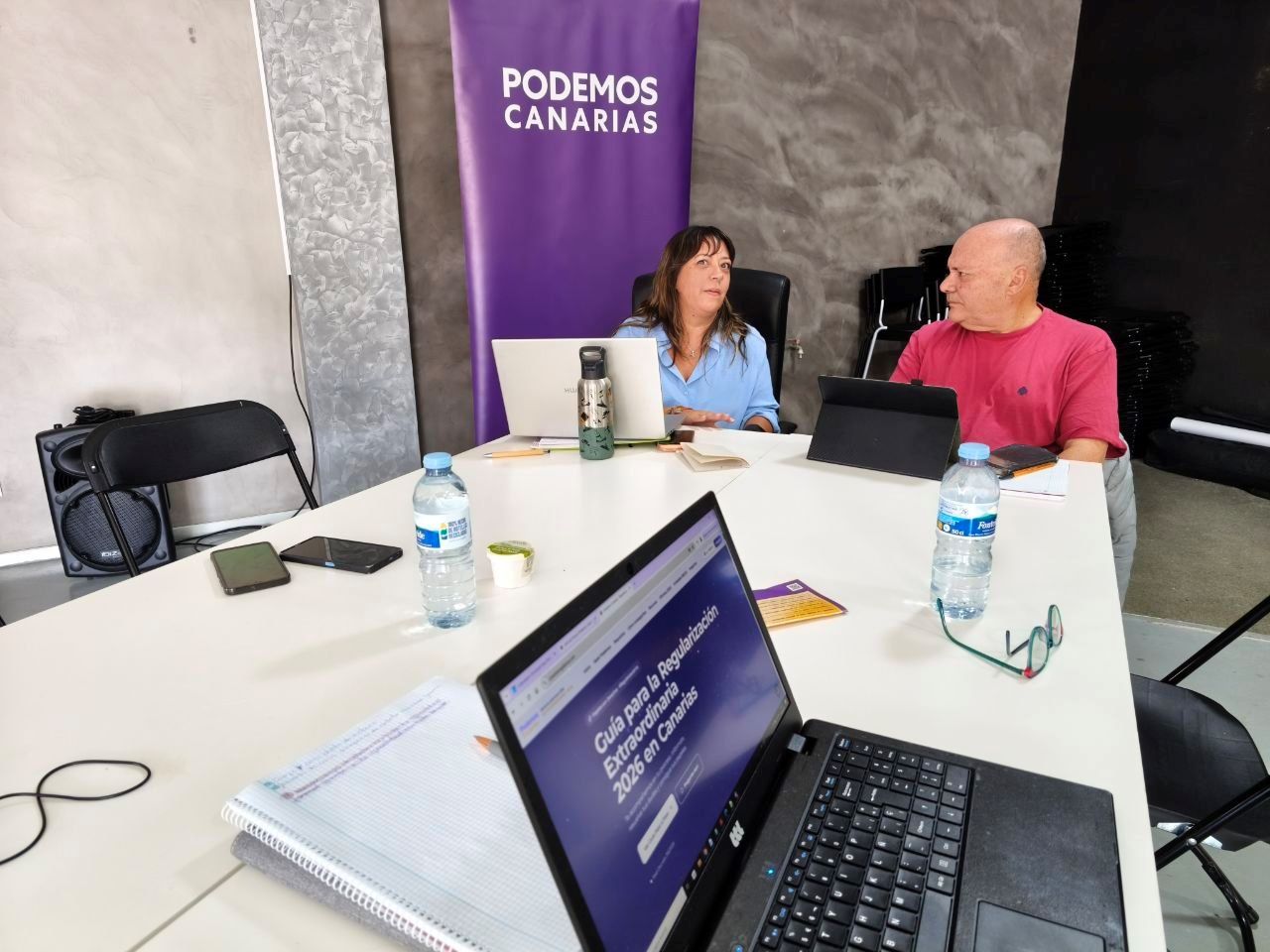 Podemos Canarias abre su sede en La Laguna como punto de información para el proceso de regularización de personas migrantes.