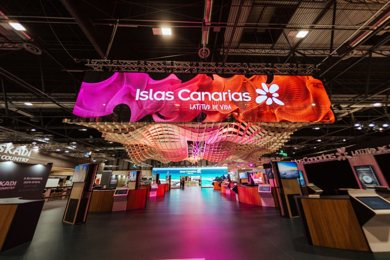El stand de Turismo de Islas Canarias en Fitur se alza con dos premios en los Eventex Awards 2026