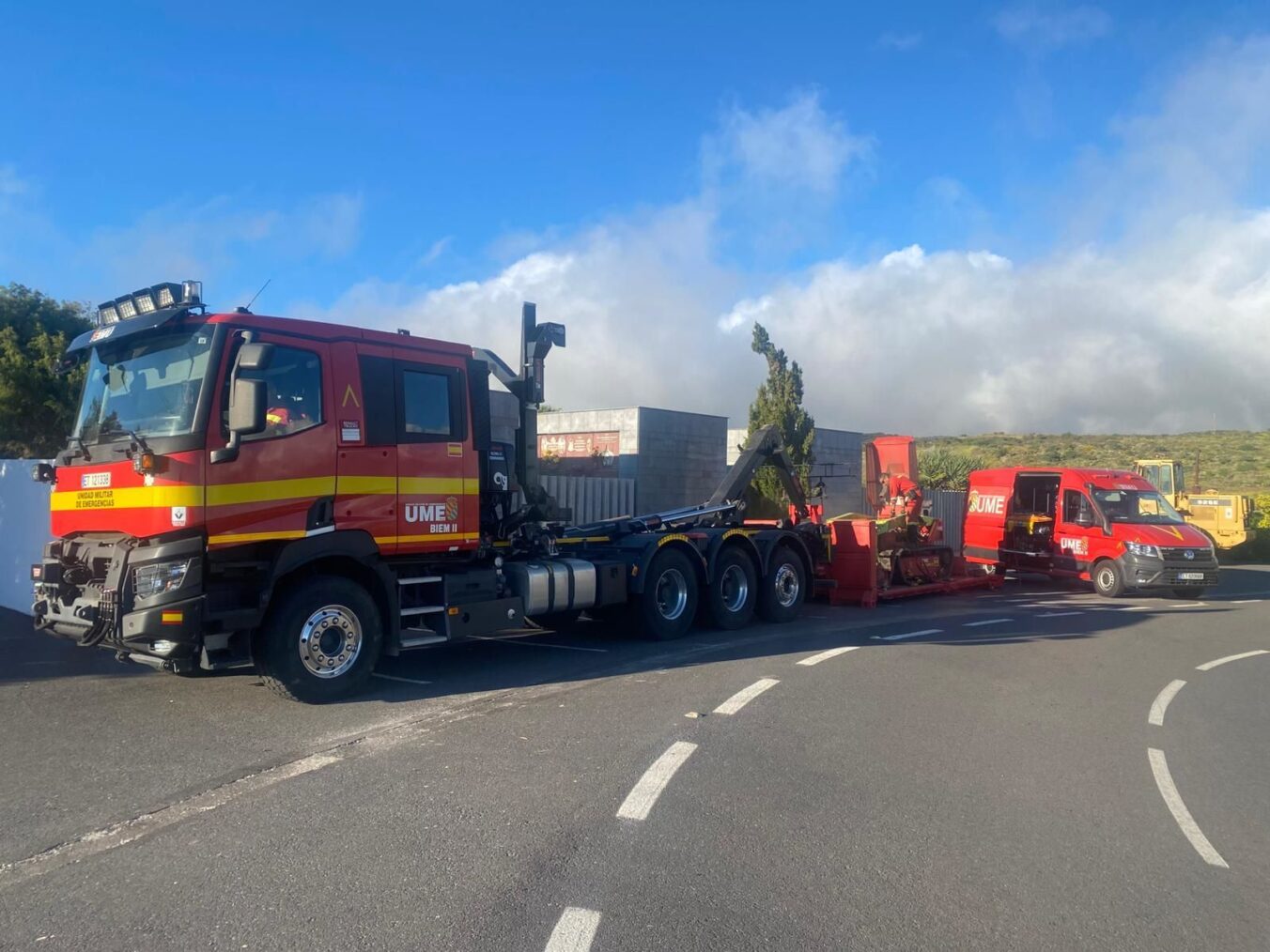 La UME realiza en La Gomera ejercicios de preparación contra incendios para la campaña de verano de 2026