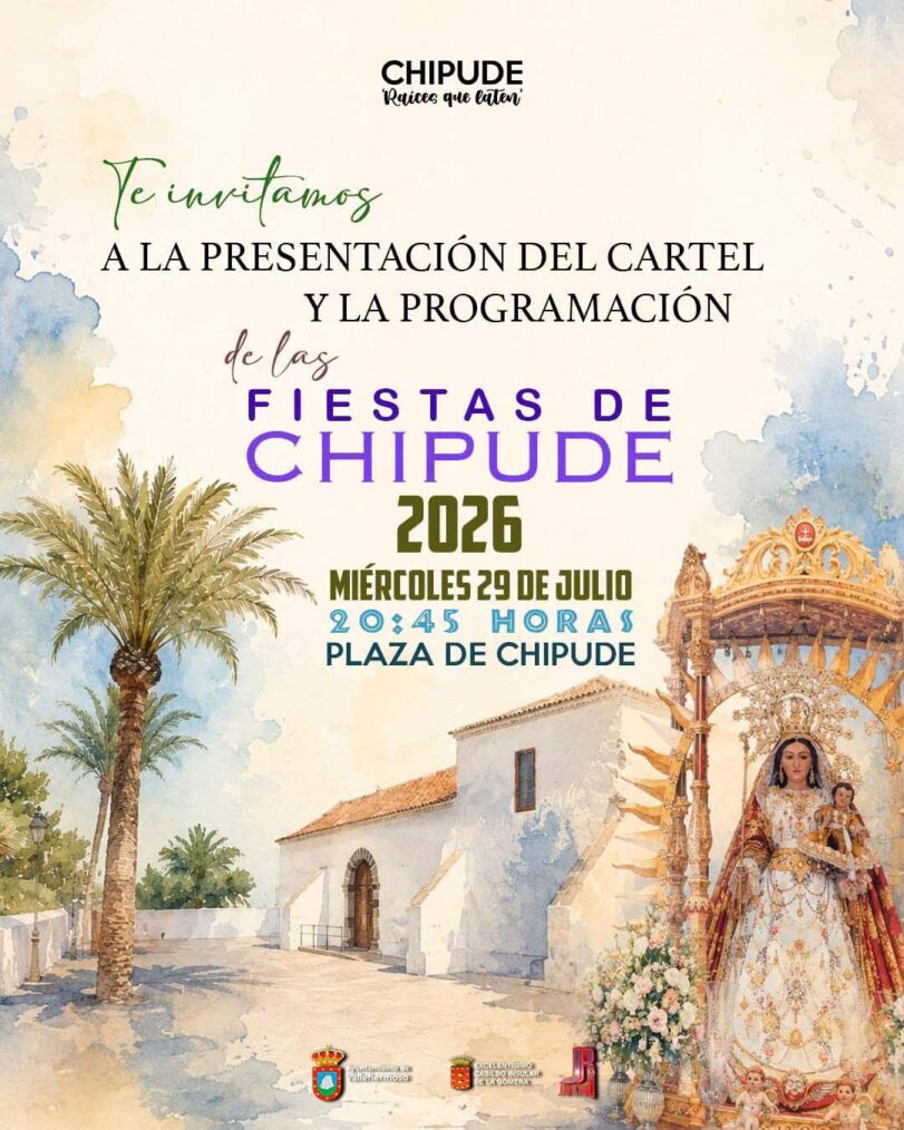 Presentan el cartel y la programación de unas fiestas bajo el lema “Chipude: Raíces que laten”