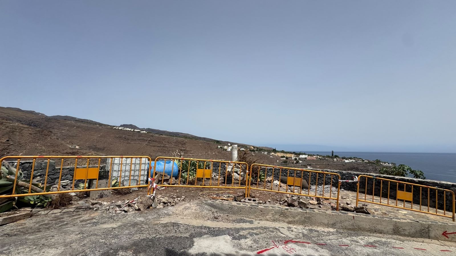 El Ayuntamiento de Alajeró ejecuta las obras del tramo del camino peatonal entre Antongil y Las Trincheras