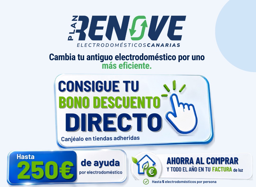 La Gomera todavía dispone de ayudas para renovar electrodomésticos