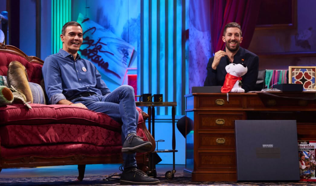 Ovación masiva a David Broncano por la entrevista a Pedro Sánchez en La Revuelta hunde al resto de ofertas de la noche