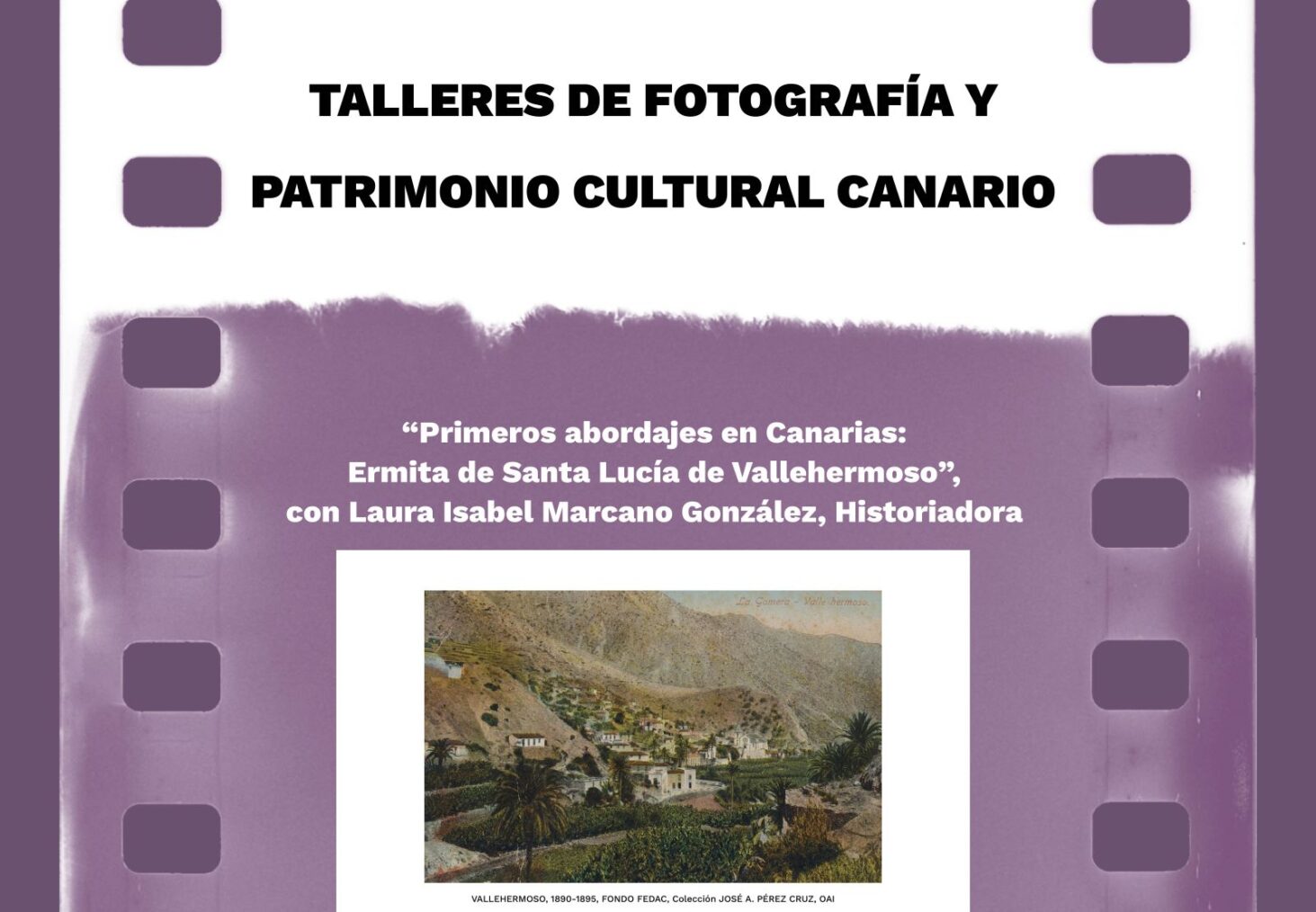 Agulo acoge un taller gratuito que conecta la fotografía antropológica y la memoria obrera de La Gomera